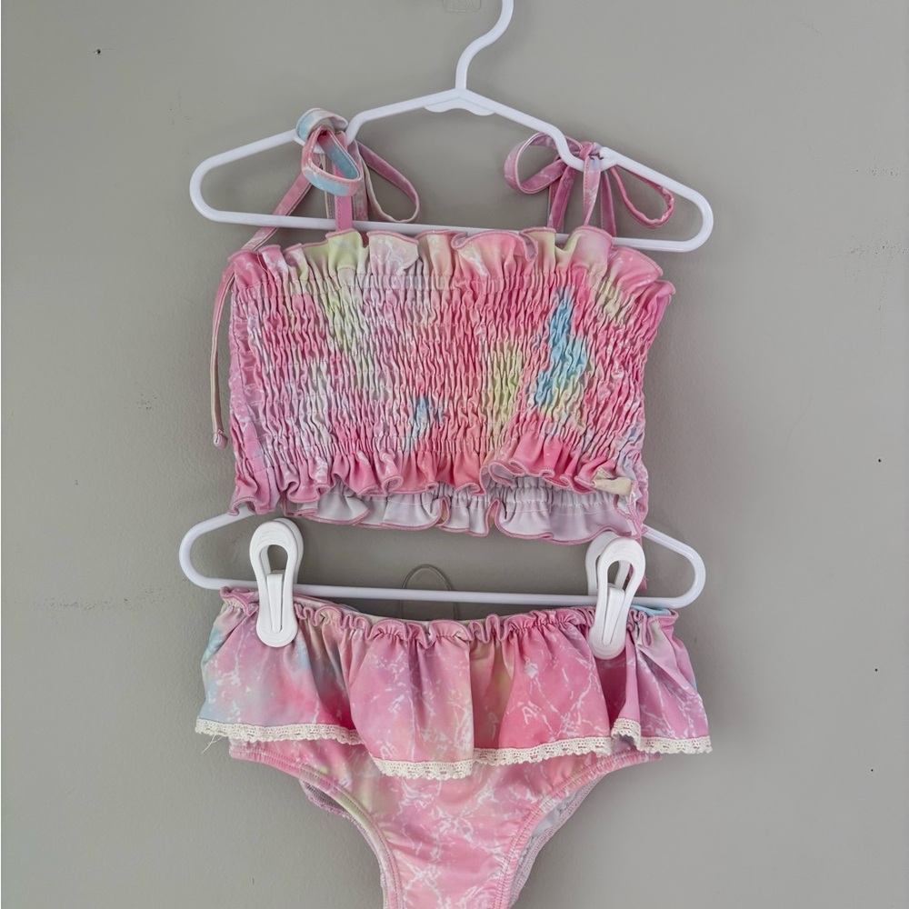 NWOT Cheeky Plum Pink Tie-Dye Bikini